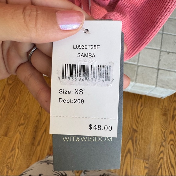 NWT Thermal Cinched Side Casual Comfy Top - Picture 5 of 7